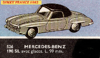 <a href='../files/catalogue/Dinky France/526/1963526.jpg' target='dimg'>Dinky France 1963 526  Mercedes Benz 190SL</a>